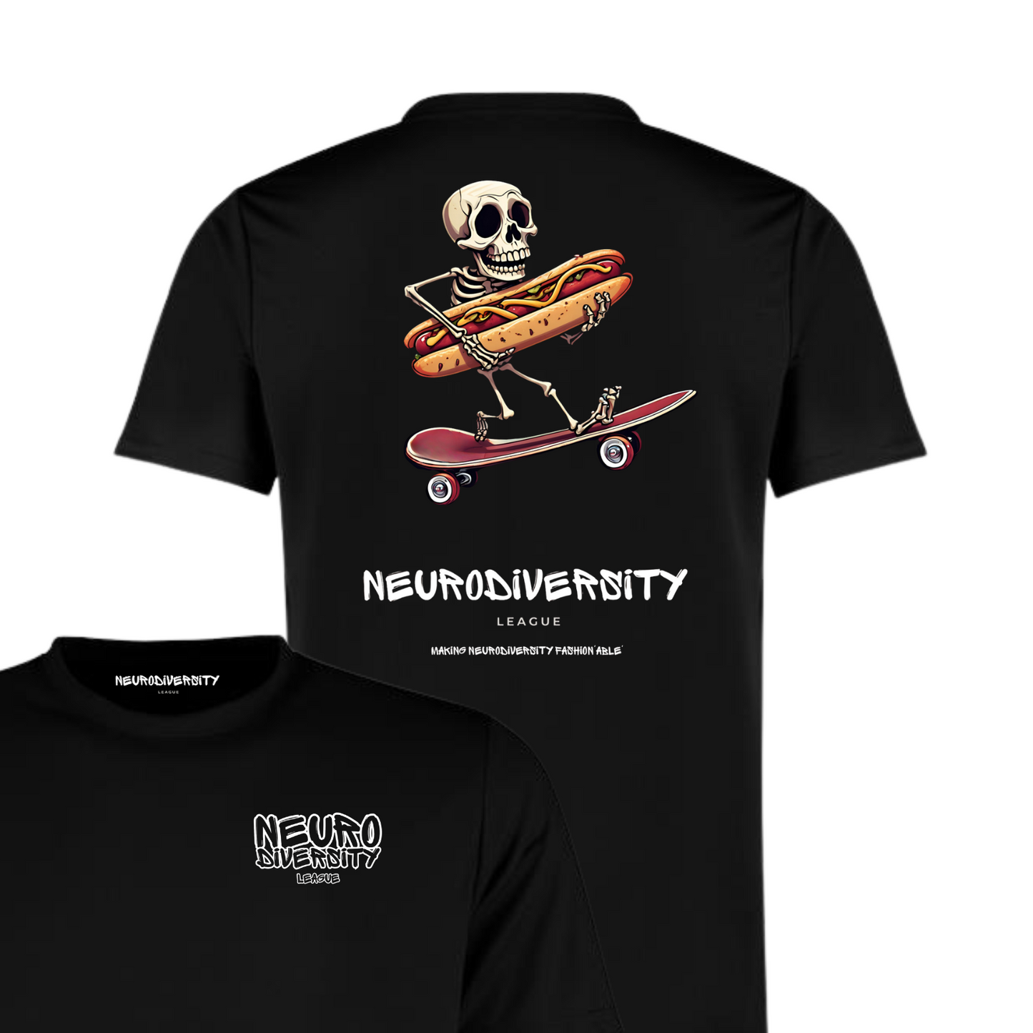 Hotdog skelly tee!