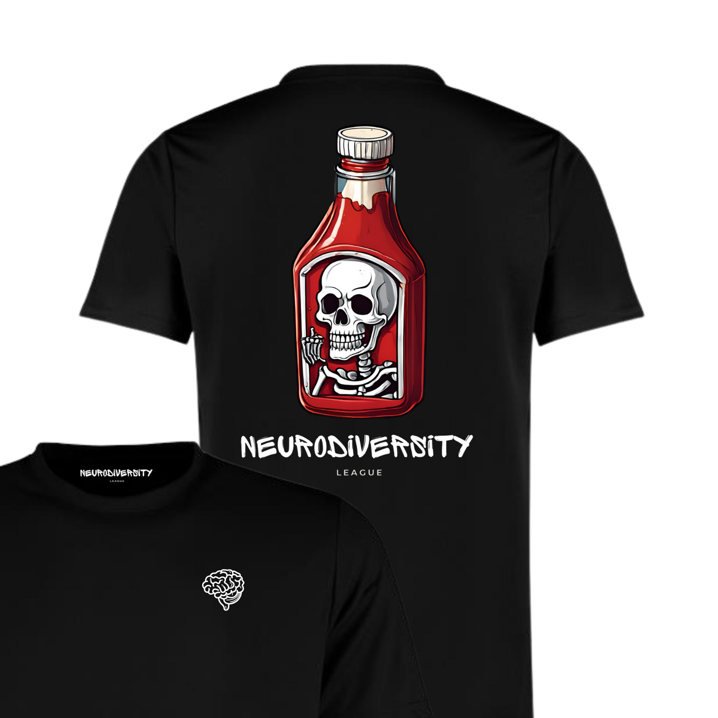 Adults ketchup skele