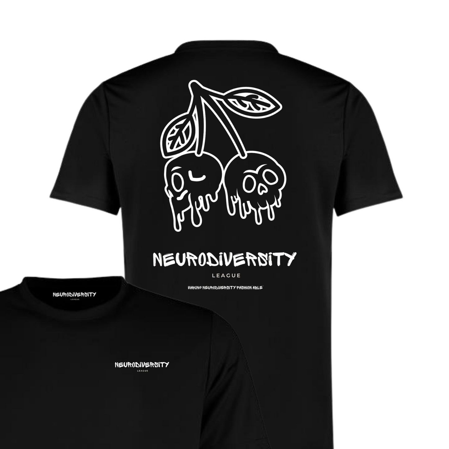 Oversized skull cherries tee