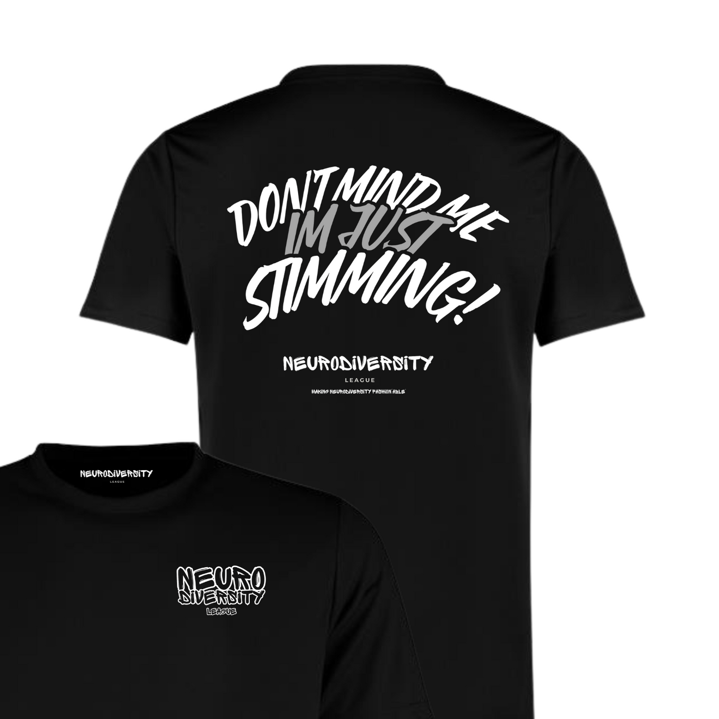Breathable 'im just stimming!' kids tee